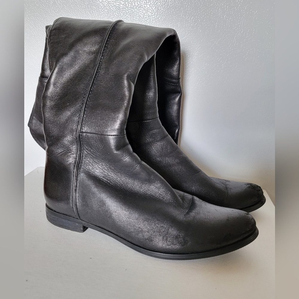 Moda Strimma Knee High Genuine Leather Boots Size 36 US 5.5